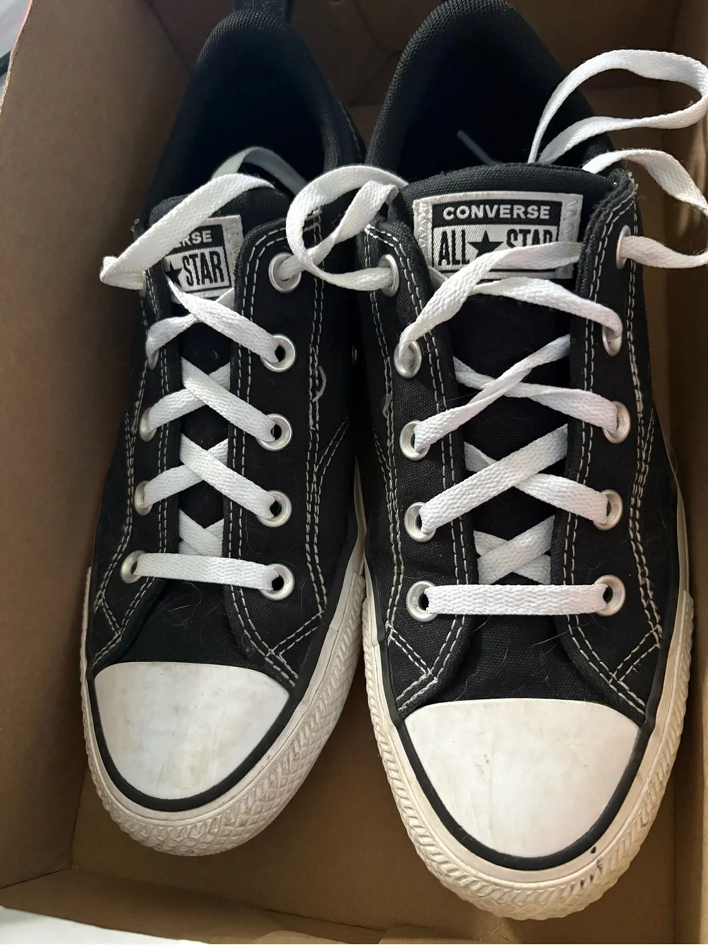Converse black low tops - Picture 2 of 13